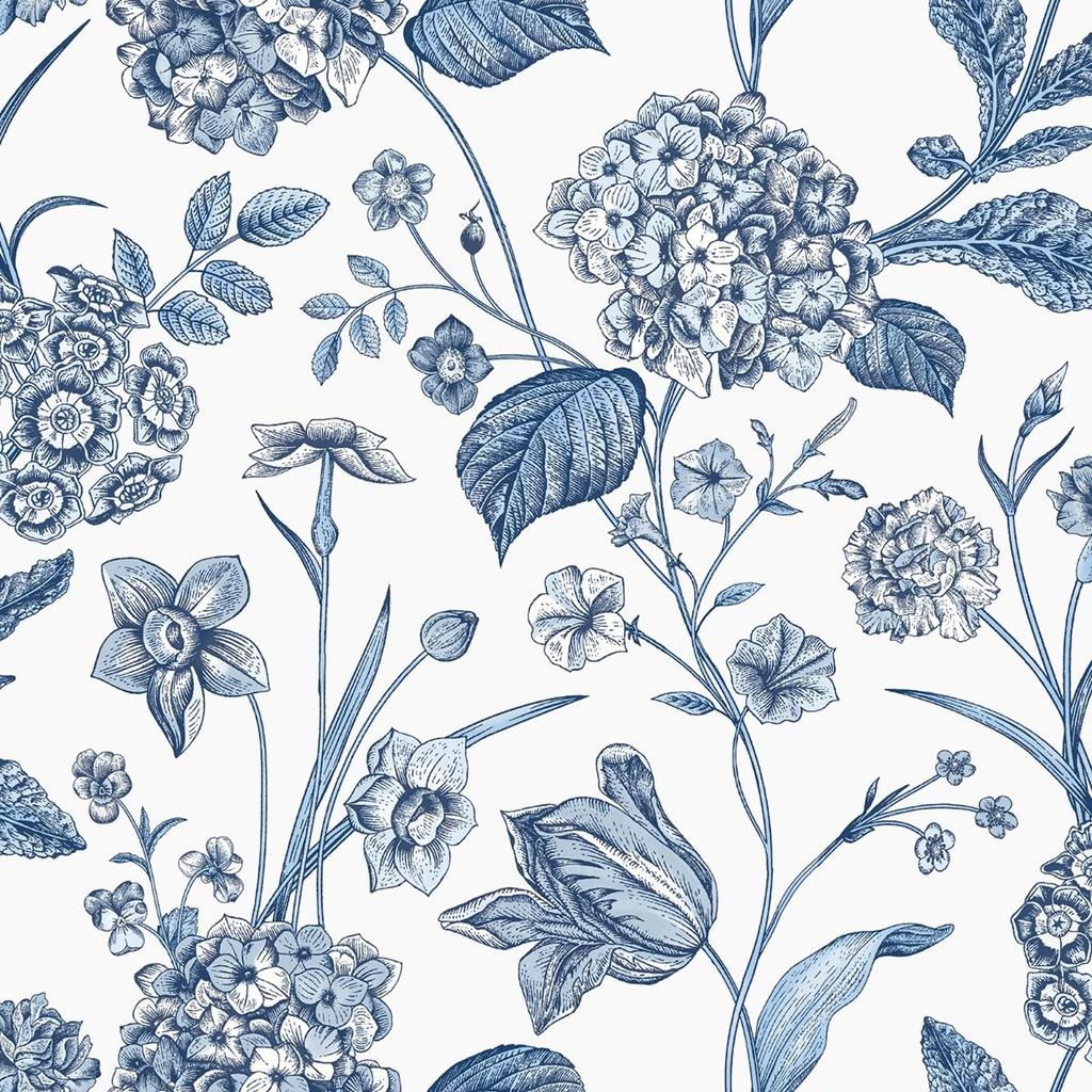 Rasch Amelie Hydrangea Wallpaper