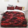 Duvet Cover Kamado Nezuko Demon Slayer Bedding Set Set Bedspread Pillowcase King Queen Full Single Size Bed Linen Kids Teen Gift
