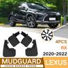 Mud Flaps For Lexus RX -2022 MudFlaps Front Rear Fender Car