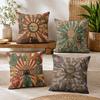 Cool Circus Fun Cushion Cover Durable Hypoallergenic Organic Linen Pillow Cover Short Size Washable SkinFriendly
