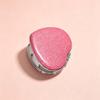 Miroir de maquillage compact double face en forme de cœur pour les résidences étudiantes