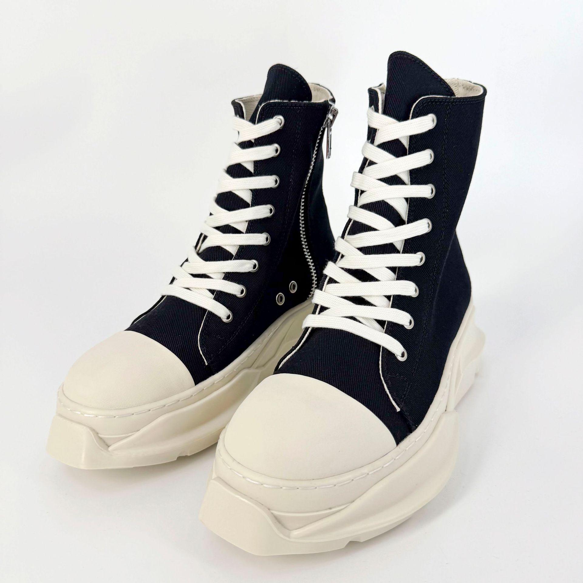 2025 Dark Style High-Top Lace-Up Shoes