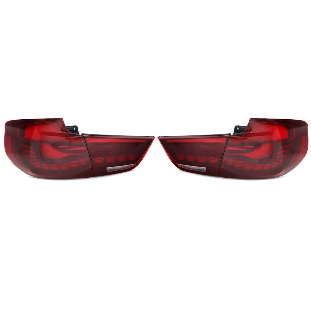 Pair For 2013-19 BMW 3 Series GT F34 340i LED Tail Light Rear Brake Lamp Red Len yc2