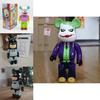 Exquisite Bearbrick 400% Building Blocks Bear Toy Action Figure Batman Joker Krusty