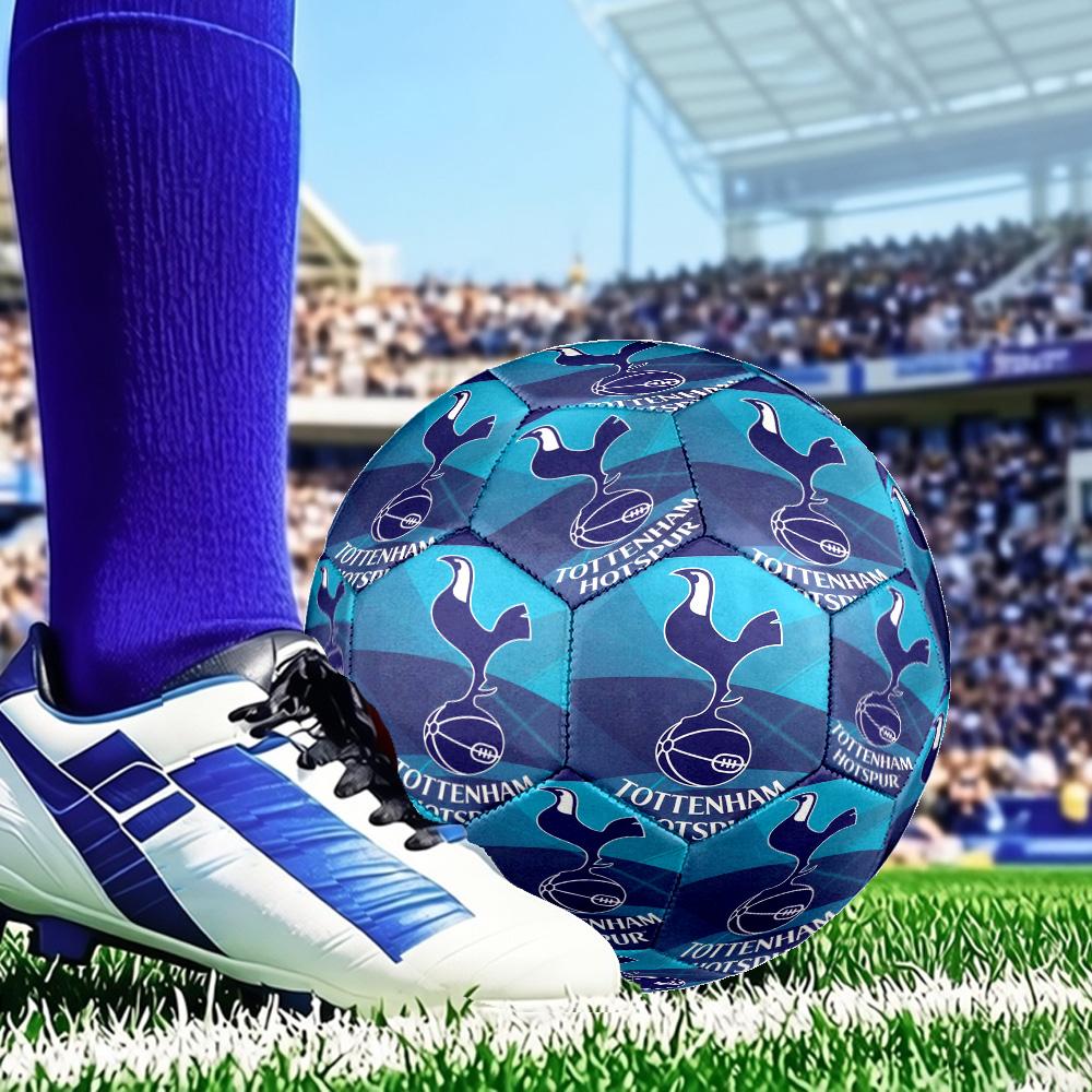 Black And White Stripes With Shield Printed Size 5 Soccer Balls, Anti-Slip, Protective Football, Outdoor Sport, a Unique Gift Suitable for Birthday
