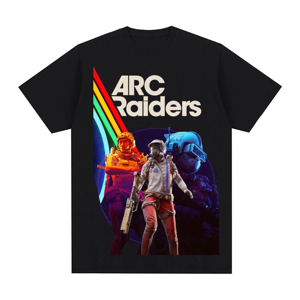 ARC Raiders Game Print TShirt 2025 New High Quality GAME Graphic Printing TEE 100cotton Comfortable Round Neck Soft Tees