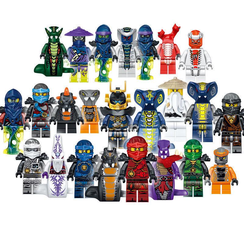 XL03 Compatible Building Blocks: 16 Figures Set - Creeper, Steve & Sword