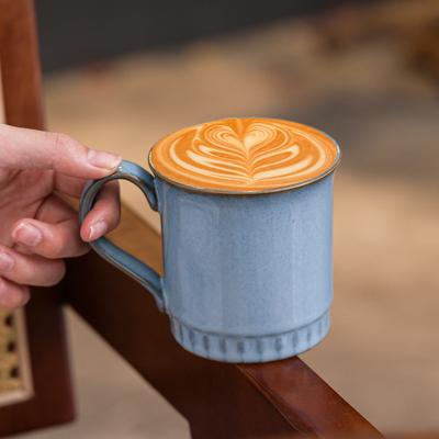 Nordic Ceramic Coffee Cup Latte Latte Flower Afternoon Tea Cup High Value Household Water Cup Mug