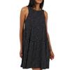 Womens/Ladies Tiered V Neck Sleeveless Mini Dress