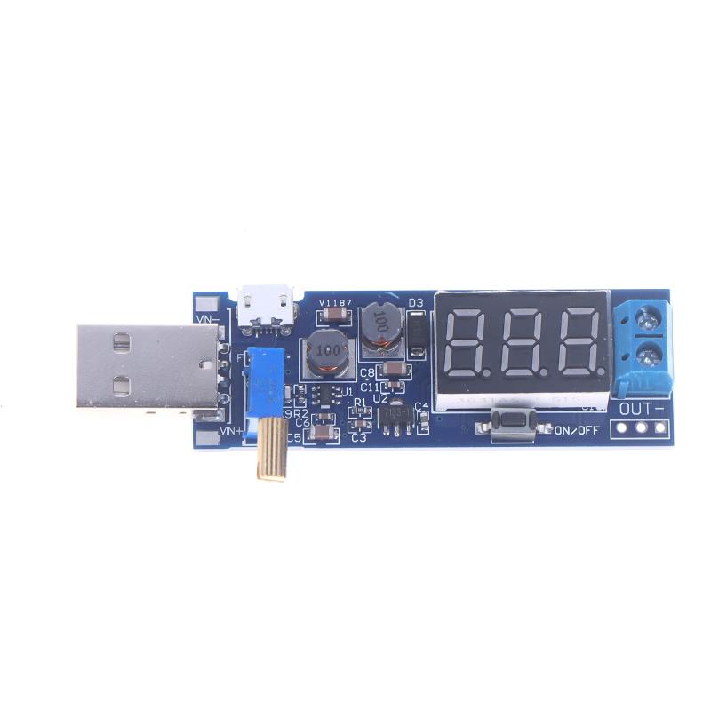 

Модуль живлення USB Step UP / Down Підвищувальний перетворювач DC-DC 5V до DC1.2V-24V Регульований вихід