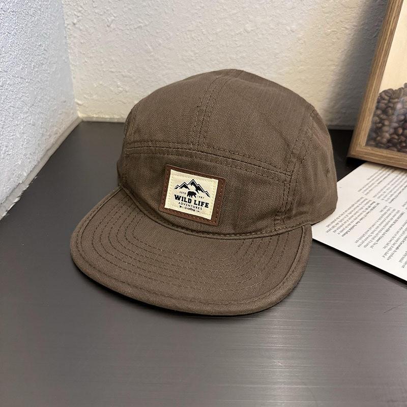 

Retro Cap Baseball With Flat Brim Design And Wide Brim For Outdoor Leisure коричневый