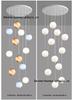 Modern Minimalist Moon Planet Staircase Pendant Chandelier for Duplex Villa Living Room