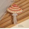 Exquisite Plant Colored Mushroom Embroidery Iron On Pudding Countryside Style Girls' Shoulder Bag Diy Decoration Badge