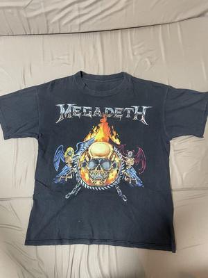 Maglietta Unisex da Adulto Taglia Intera CS583 da Concerto Tour Band Megadeth