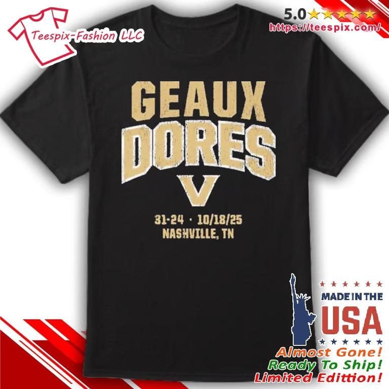 Vanderbilt Football Geaux Callin the Dores Shirt Unisex T-Shirt XXL