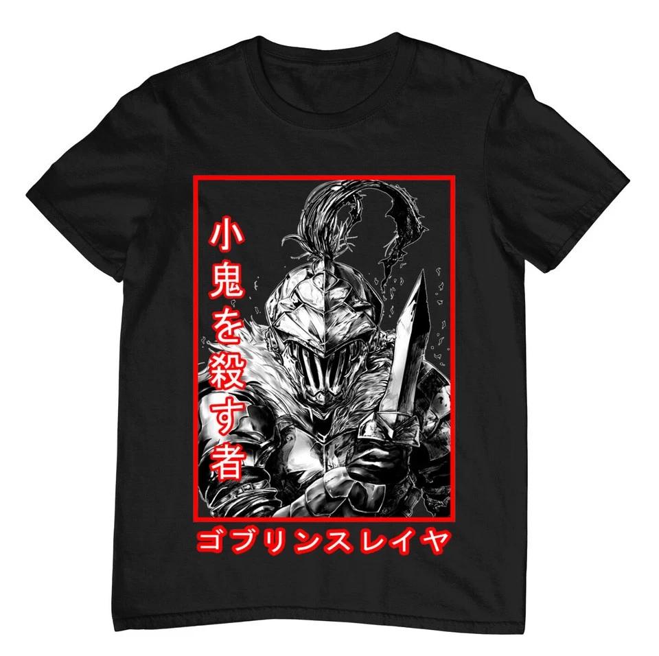 Goblin Slayer New TShirt Goblin Slayer Anime Goblin Unisexga Black Shirt S