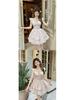 New Arrival: French Floral Princess Mini Dress with Puffy Skirt and Flutter Sleeves