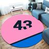 Alpine F1 Round Area Rug,Carpet Rug for Living Room Bedroom Sofa Playroom Decor,Non-slip Floor Mat
