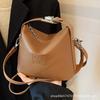 2025 New Popular Small Bag Women's Trend Fashion Retro Commuter Handbag Simple Underarm Bag Shoulder Messenger Bag