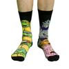 Teenage Mutant Ninja Turtles Unisex Adult Heroes And Villains Crew Socks