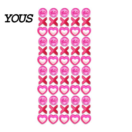 Style Braid Charms 60Pcs Hair Accessories, Heart Letter Shape Rings, Large Hole Design Thick Jewelry Beads for Braids Dreadlocks