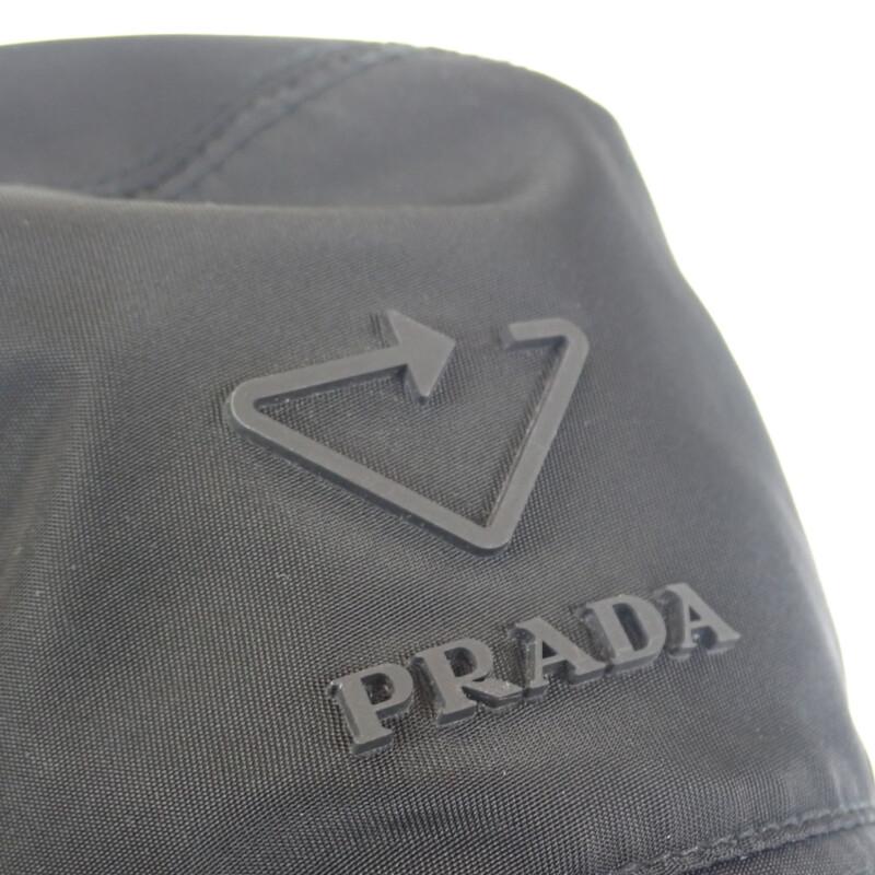 PRADA  2HC137_2DRT_F0002 L hat black Nylon mens