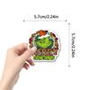 55 Nové vánoční Grinch doodle samolepky ozdobte sešit kufr mobilní telefon DIY samolepky