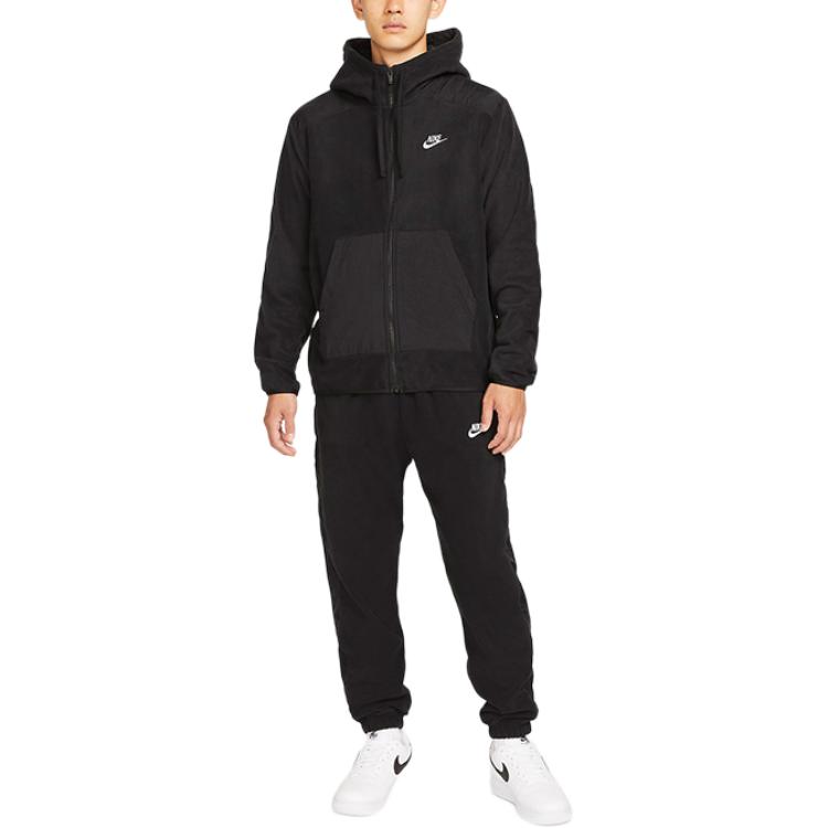 Nike Sportswear Essentials Jacket Men's Black Green DD4883-010