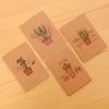 Mini Carnet de Poche Rétro en Papier Kraft - Pages Blanches avec Reliure Cousue, Format 64K, Petit Cadeau Idéal pour Étudiants