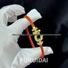 Fei Family Year of the Horse Diamond Horseshoe Buckle 8-Shaped Bracelet - Unisex, Versatile DIY Hand Rope for Couples