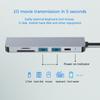New USB 3.0 Type-C Hub To HDMI Adapter 4K Thunderbolt 3 USB C Hub ,Hub 3.0 TF SD Reader Slot PD for MacBook /Huawei Mate/Mi Noteboo