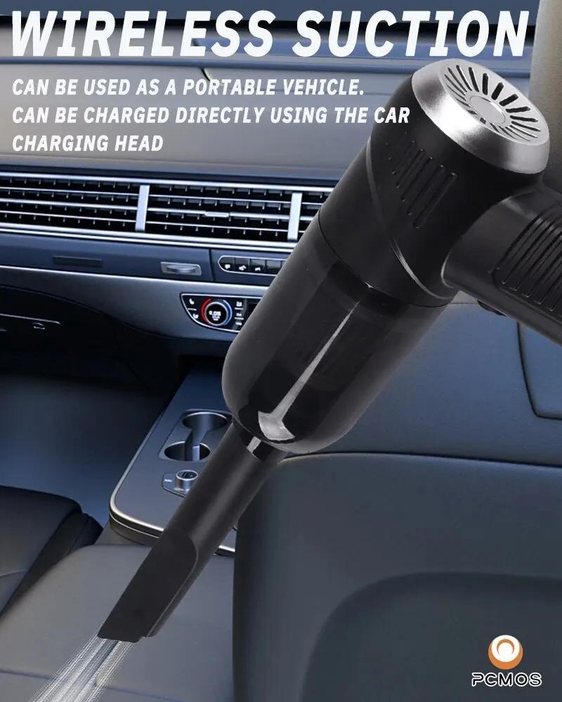 PCMOS Portable Car Vacuum Cleaner Wireless Charging High Power Fully Automatic for Household and Car