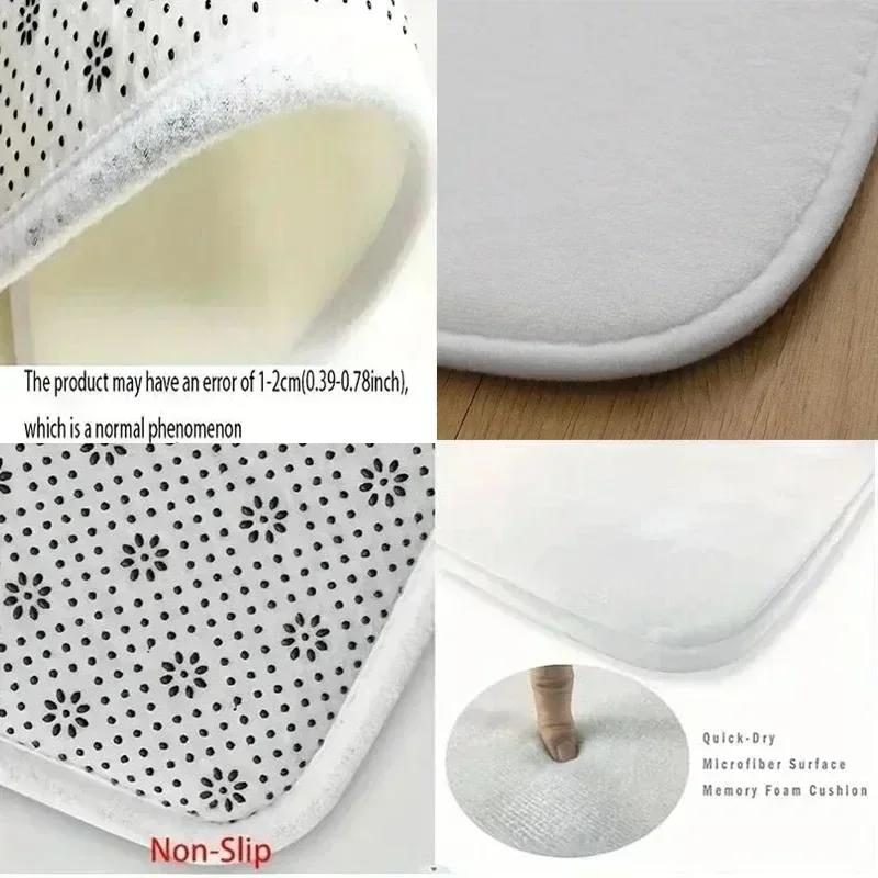 Boho Pattern Vintage Door Mats Anti-Slip Polyester Bathroom Shower Carpets Kitchen Bedroom Floor Foot Rug Home Entrance Decor