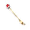 Christmas Cartoon Snowman Spoon & Fork Set - Cute Dessert Cutlery Gift
