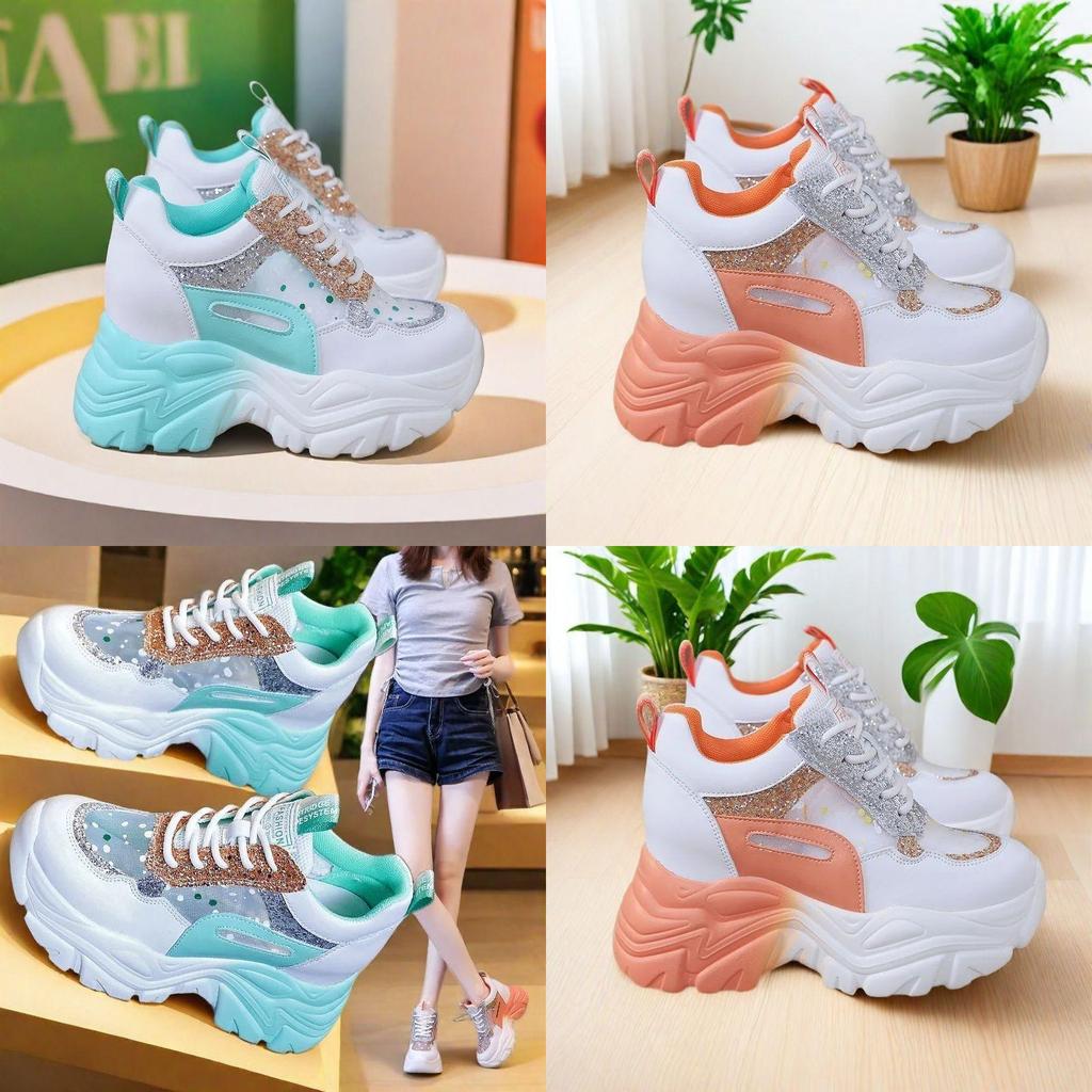 White Sneakers Women Casual Breathable Canvas Slipon For Spring Summer
