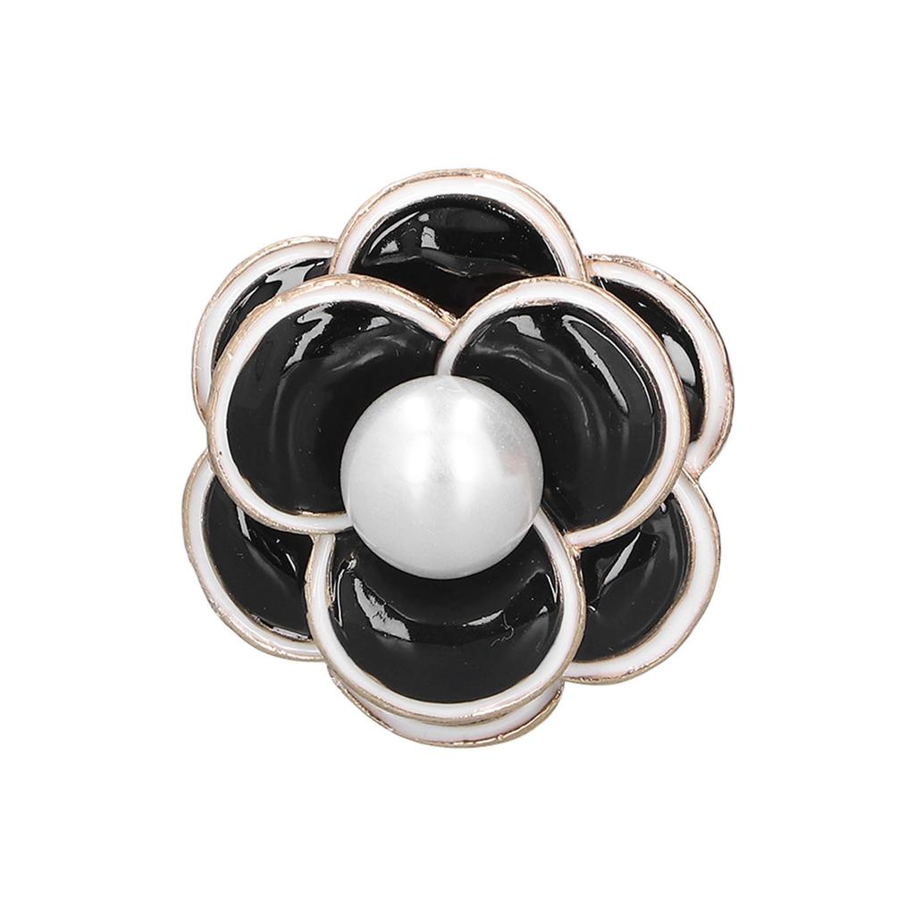 Brooch Pin Camellia Shape Unique Exquisite Design Decorative Clothes Decoration Accessories