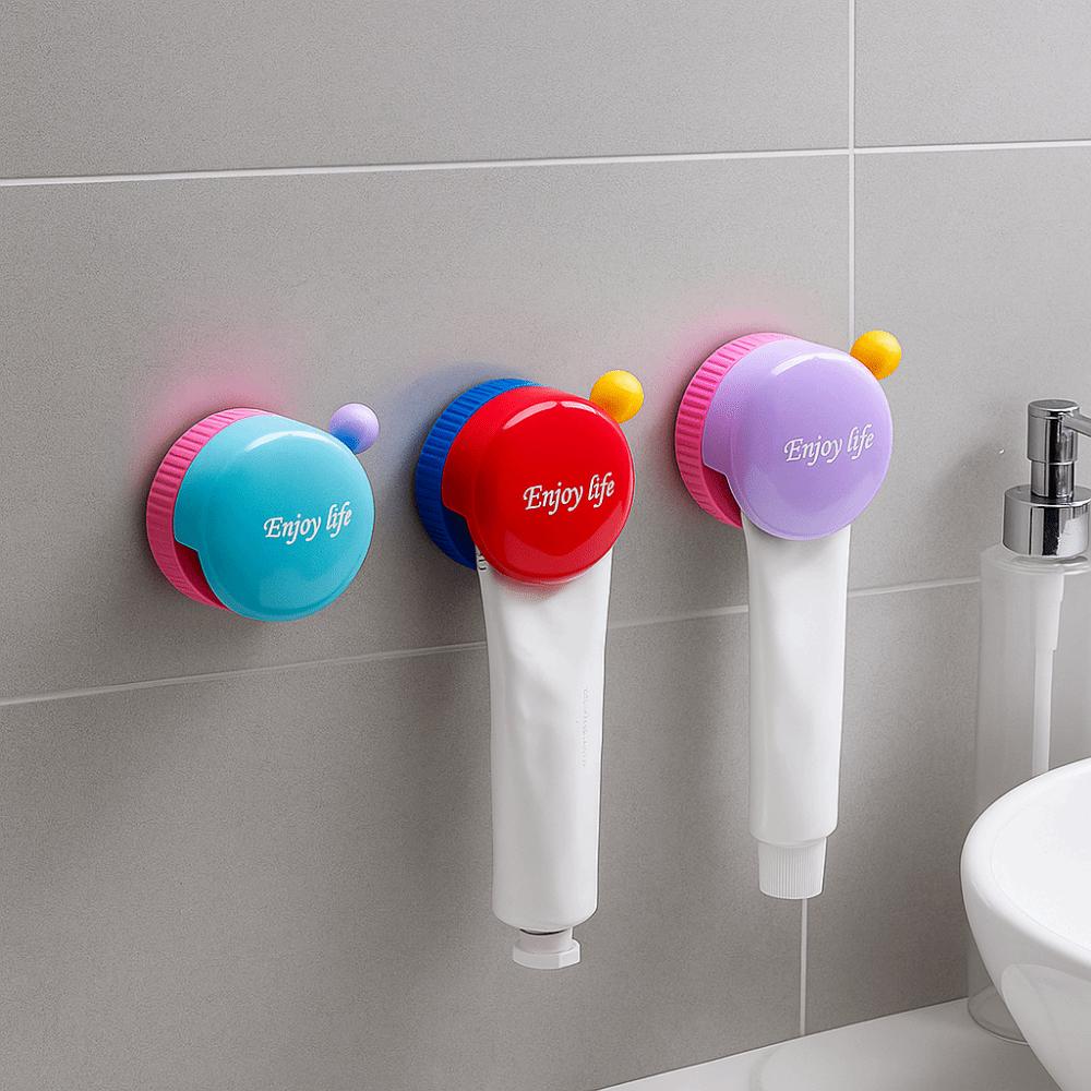 3Pcs Plastic Toothpaste Clip Dopamine Face Wash Storage Clip Toilet