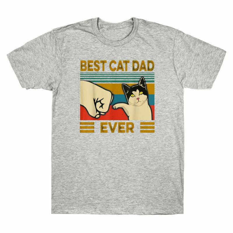 Bump Ever Cat Cat Dad Fit Tshirt Funny Best Vintage Tee Unisexs Retro Lover Cotton