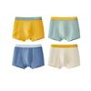 Boys' Pure Cotton Class A Underwear - Teen & Large Sizes, Full Cotton Crotch, Antibacterial Boxer Briefs