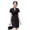 Summer Professional Short Sleeve Attire: Elegant Jewelry Store & Hotel Manager Workwear