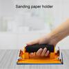Handheld Wand Holzbearbeitung Schleifen Poliert Matte Papier Schleifpapier Halter Werkzeug