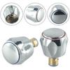 2pcs Copper Valve Faucet Handle Handwheel Handwheel Red