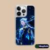 Game GI Neuvillette Silver Plating Magsafe Mobile Phone Case for iPhone 17 16 15 14 13 12 11 Air Pro Max Plus Colorful Cover