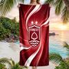 Nottingham Forest Fußball Strandtuch Weiches Mikrofaser Sommerhandtuch Schnelltrocknend Saugfähiges Handtuch für Strand Schwimmbad Reisen