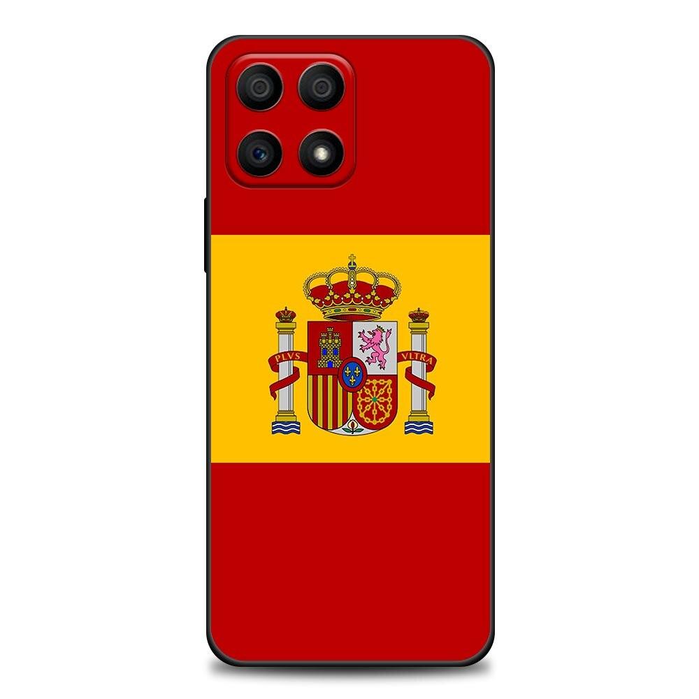 ESPANA Spanish Spain Flag Phone Case For Honor 50 30 10 Lite 30i 20 20e 9A 9C 9X Pro 8X Nava 8i 9 Y60 Cover Soft Silicone Cases