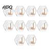 Hexagon Shape Hooks Hexagonal Self Adhesive Hooks Water Ripple Pattern Design Waterproof