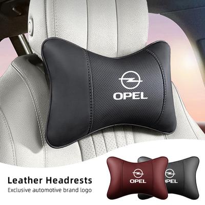 Cojín cervical para reposacabezas de asiento de cuero de coche Amortiguación de cabeza Para Astra Grandland Corsa Mokka Frontera Insignia Zafira Vivaro Karl
