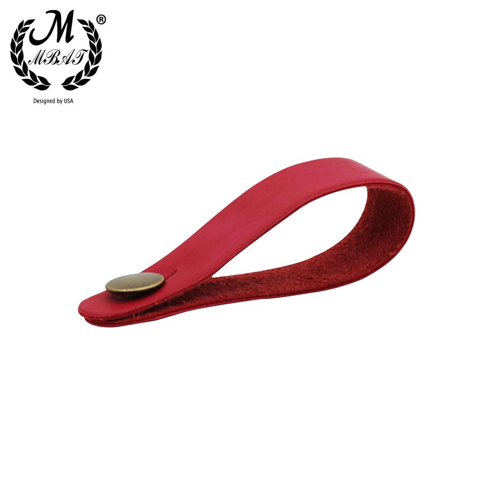 Botão de Suporte para Correia de Guitarra de Couro Portátil Durável M MBAT com Trava Segura com Fixador Metálico Forte Encaixa Acima do Braço na Cabeça