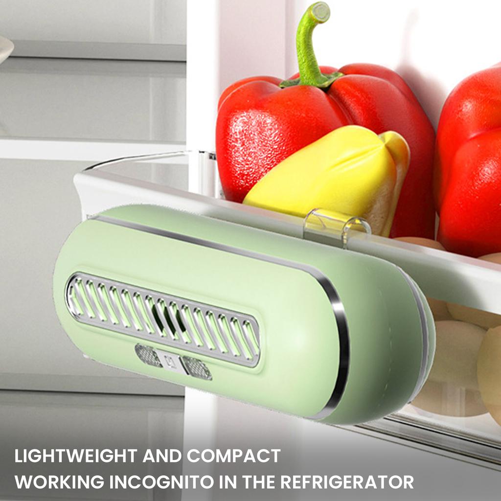 Refrigerator Deodorizer Air Purifier USB Charging Food Shelf Life Extender Remove Odor Remover Air Freshener for Toilet Car
