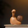 Beech Snail Massager Creative Point Point Nose Scraping Meridian Massage Wood Cute Snail Massager Simple Household Accessories